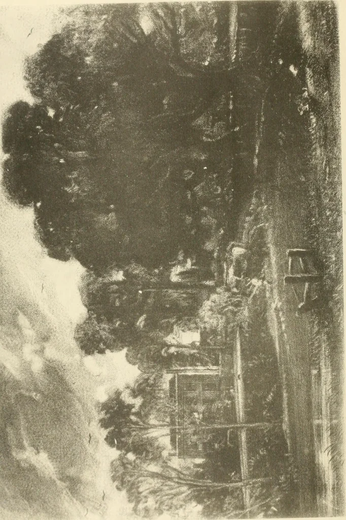 An illustration from Life and letters of John Constable, R. A, 1896, leaf 27