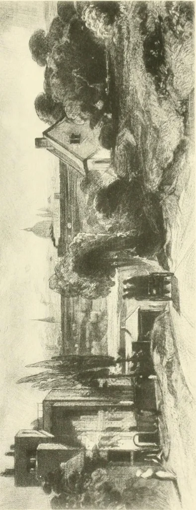 An illustration from Life and letters of John Constable, R. A, 1896, leaf 278