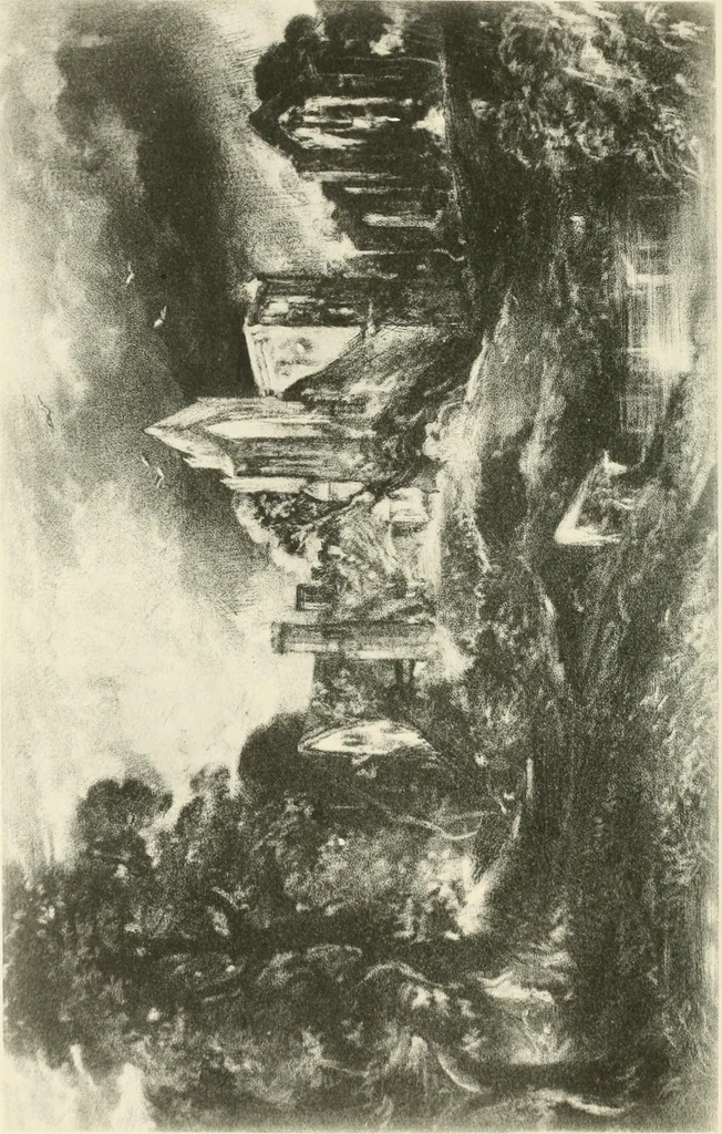 An illustration from Life and letters of John Constable, R. A, 1896, leaf 353