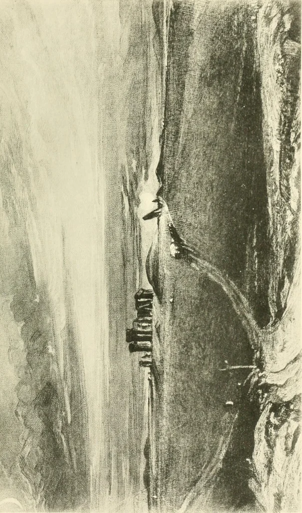 An illustration from Life and letters of John Constable, R. A, 1896, leaf 424