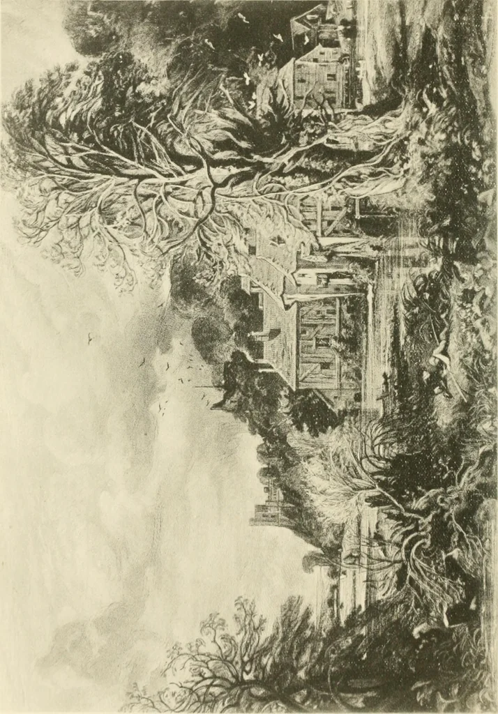 An illustration from Life and letters of John Constable, R. A, 1896, leaf 445