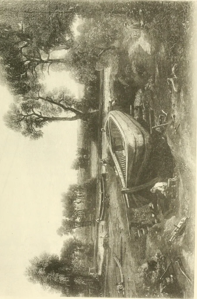 An illustration from Life and letters of John Constable, R. A, 1896, leaf 96