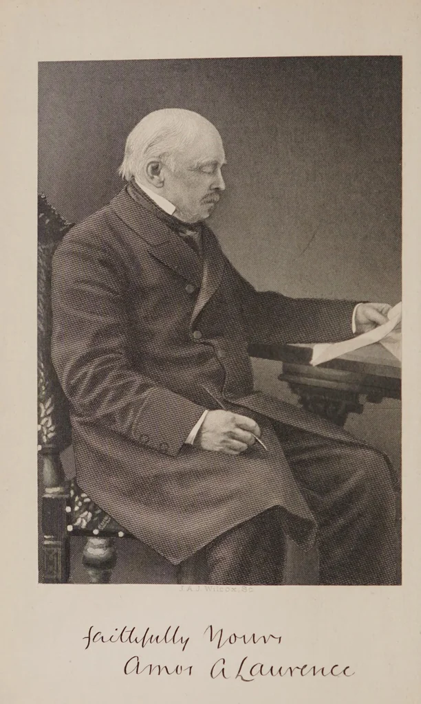 An illustration from Life of Amos A. Lawrence : with extracts from his diary and correspondence, 1889, leaf 8