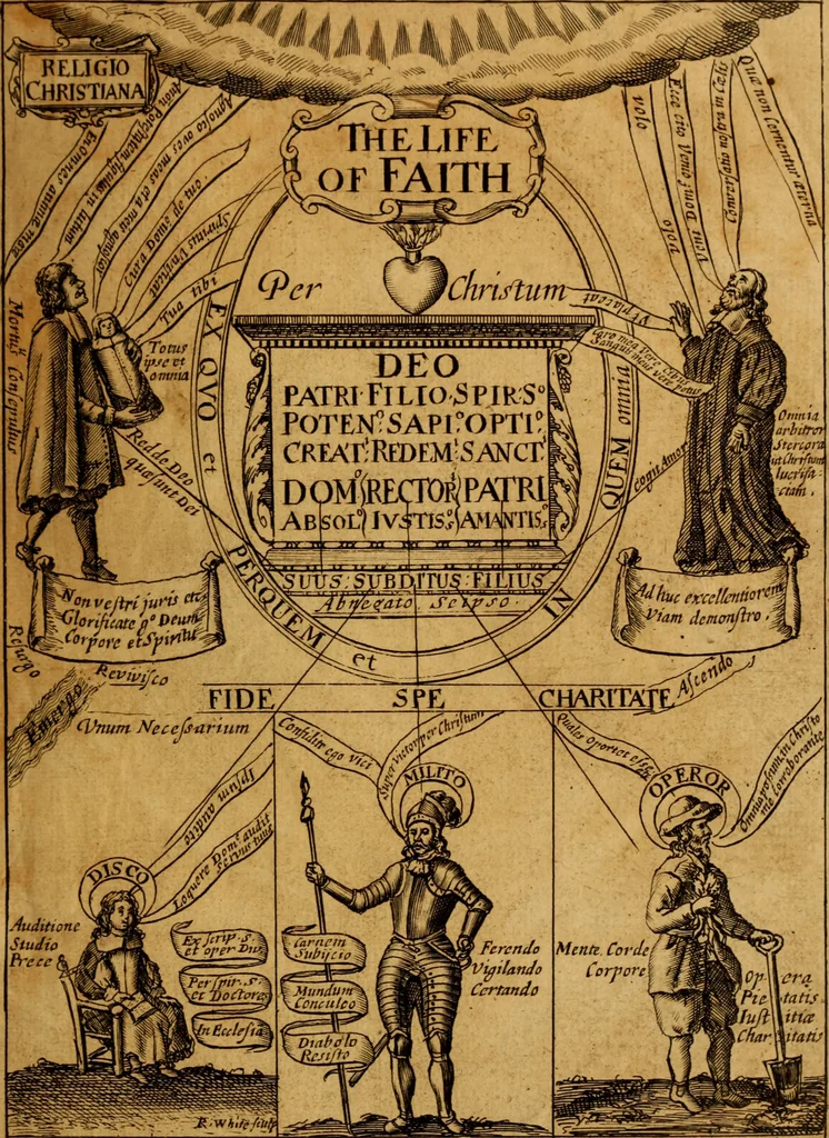 An illustration from The life of faith : in three parts .., 1670, leaf 8