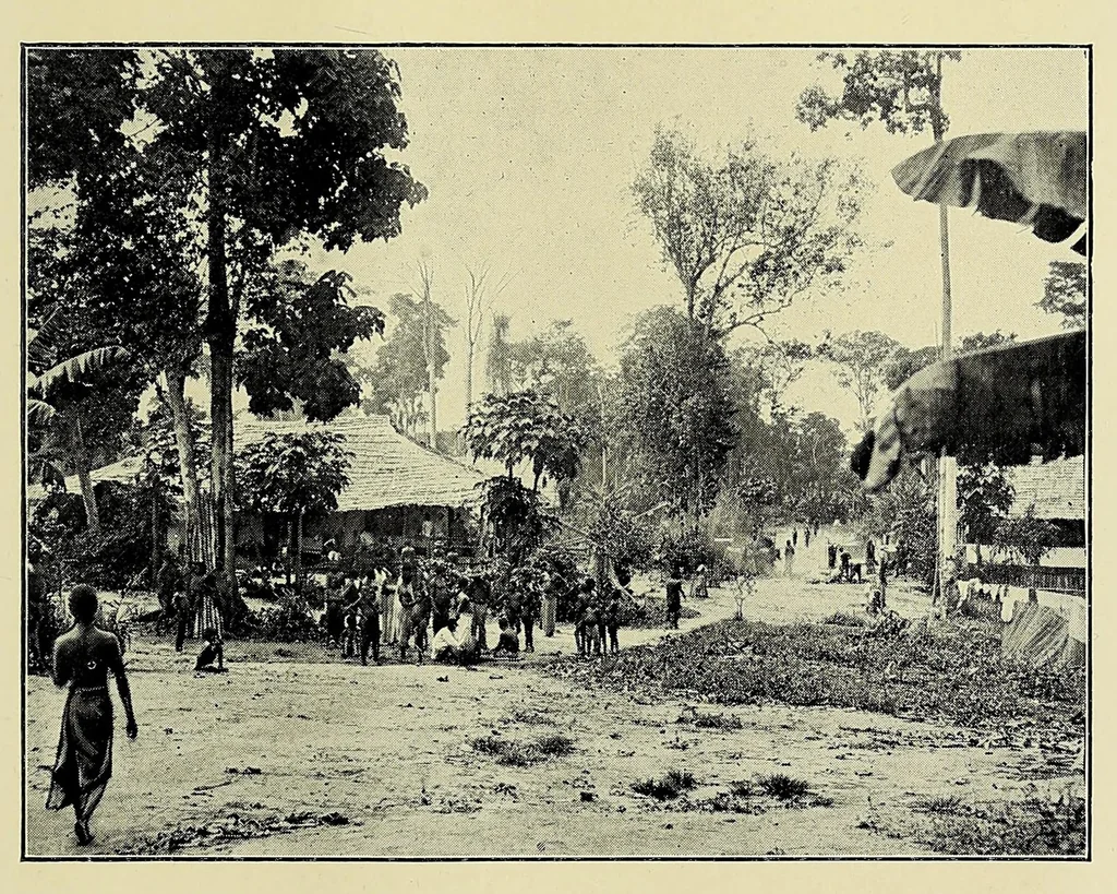 An illustration from The life of George Grenfell : Congo missionary and explorer, 1909, leaf 625