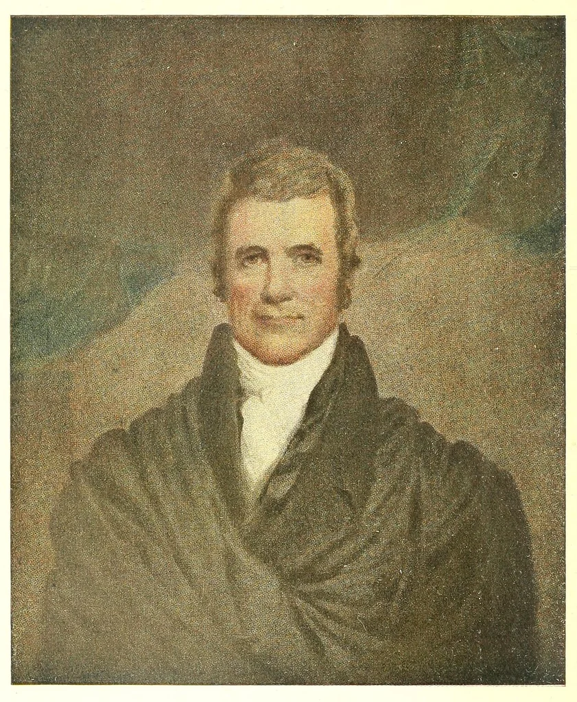 An illustration from The life of John Marshall, 1916, leaf 8