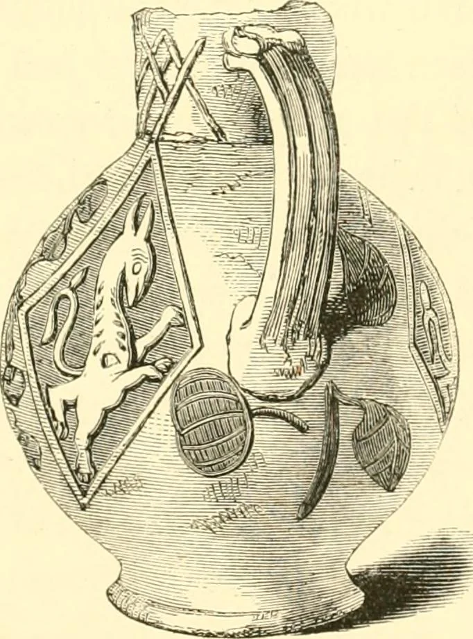 An illustration from The life of Josiah Wedgwood, from his private correspondence and family papers ... with an introductory sketch of the art of pottery in England, 1865, leaf 114