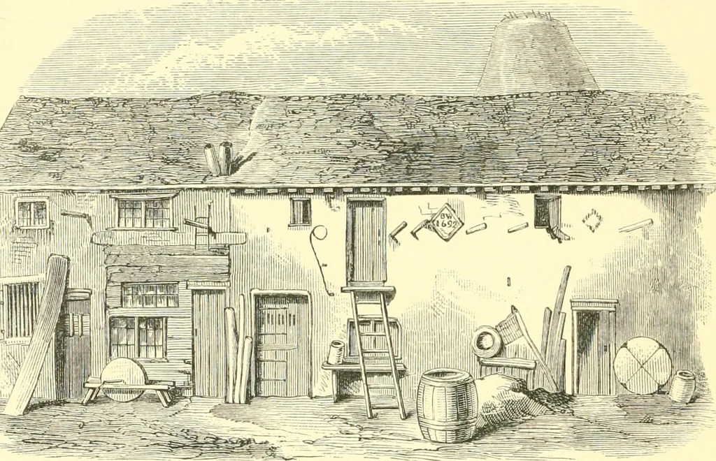 An illustration from The life of Josiah Wedgwood, from his private correspondence and family papers ... with an introductory sketch of the art of pottery in England, 1865, leaf 163