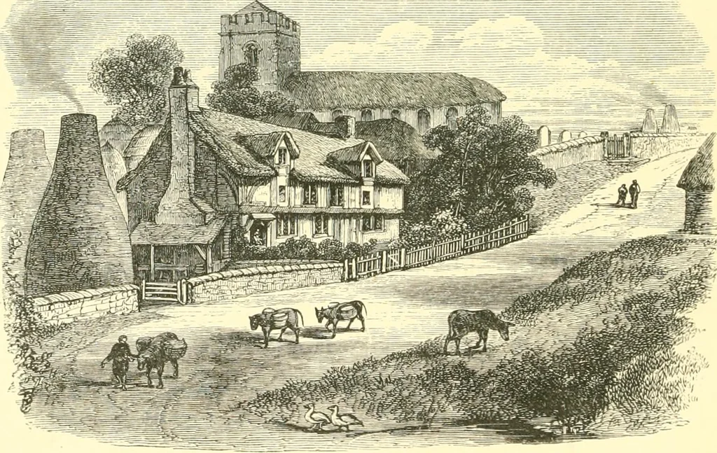 An illustration from The life of Josiah Wedgwood, from his private correspondence and family papers ... with an introductory sketch of the art of pottery in England, 1865, leaf 229
