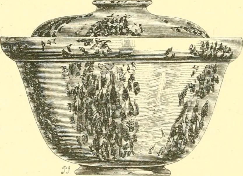 An illustration from The life of Josiah Wedgwood, from his private correspondence and family papers ... with an introductory sketch of the art of pottery in England, 1865, leaf 289