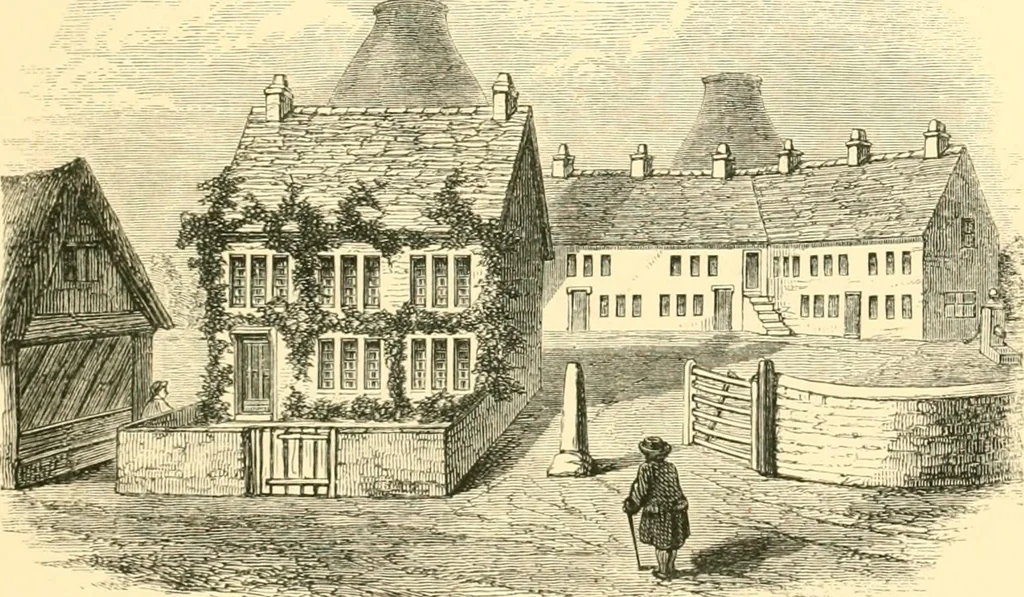 An illustration from The life of Josiah Wedgwood, from his private correspondence and family papers ... with an introductory sketch of the art of pottery in England, 1865, leaf 292