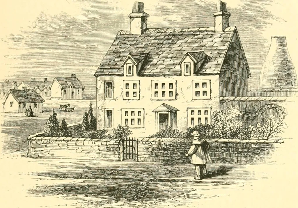 An illustration from The life of Josiah Wedgwood, from his private correspondence and family papers ... with an introductory sketch of the art of pottery in England, 1865, leaf 372