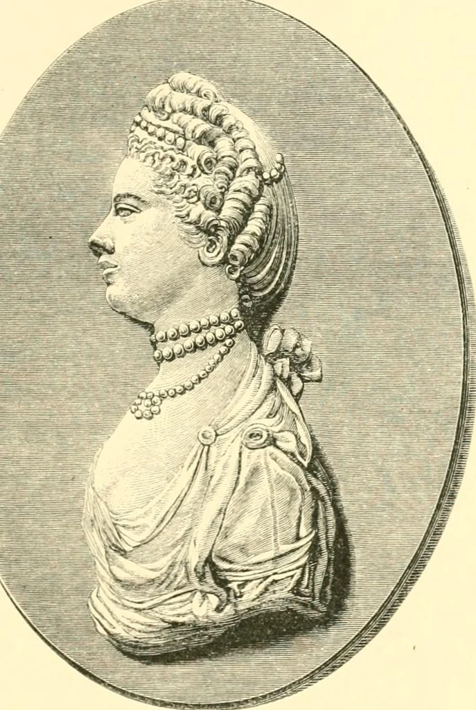 An illustration from The life of Josiah Wedgwood, from his private correspondence and family papers ... with an introductory sketch of the art of pottery in England, 1865, leaf 412