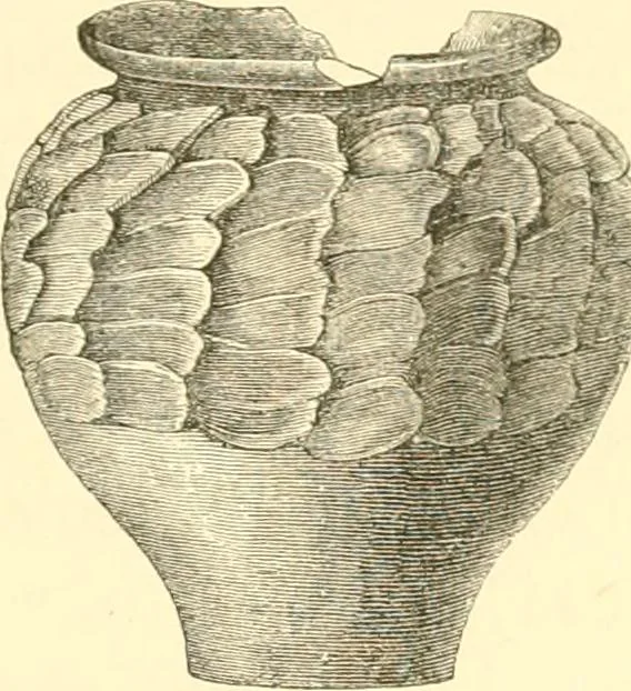 An illustration from The life of Josiah Wedgwood, from his private correspondence and family papers ... with an introductory sketch of the art of pottery in England, 1865, leaf 54