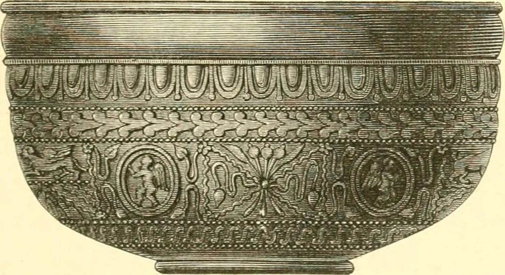 An illustration from The life of Josiah Wedgwood, from his private correspondence and family papers ... with an introductory sketch of the art of pottery in England, 1865, leaf 66