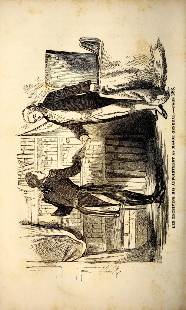 An illustration from Life of Major General Henry Lee, commander of Lee's legion in the revolutionary war, and subsequently governor of Virginia; to which is added the life of General Thomas Sumter of South Carolina, 1859, leaf 300