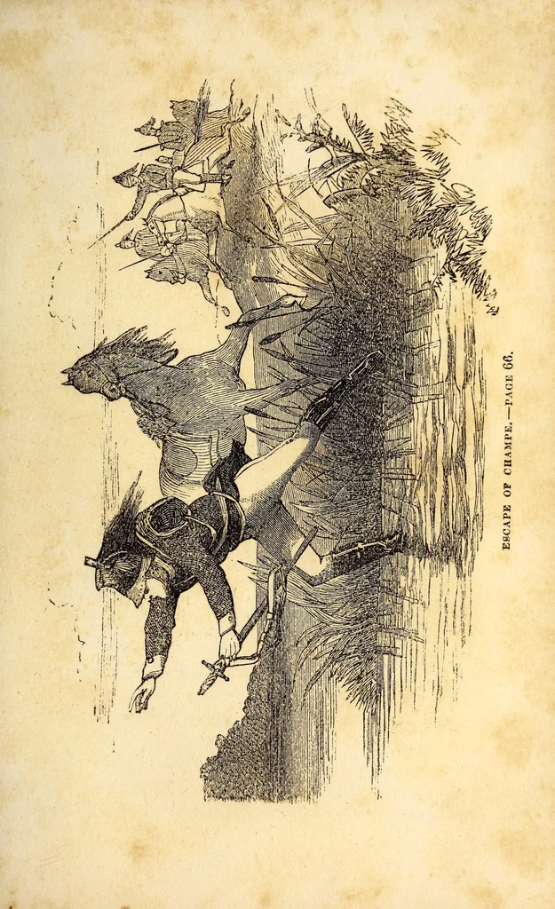 An illustration from Life of Major General Henry Lee, commander of Lee's legion in the revolutionary war, and subsequently governor of Virginia; to which is added the life of General Thomas Sumter of South Carolina, 1859, leaf 79