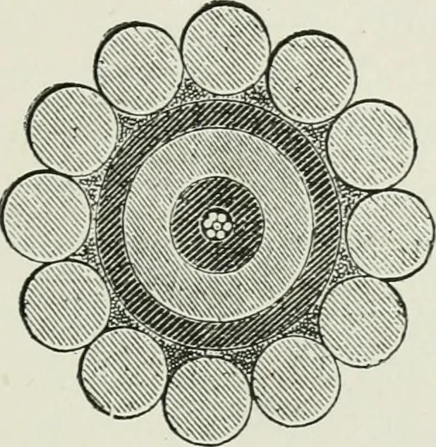 An illustration from The life story of the late Sir Charles Tilston Bright, civil engineer; with which is incorporated the story of the Atlantic cable, and the first telegraph to India and the colonies, 1899, leaf 158