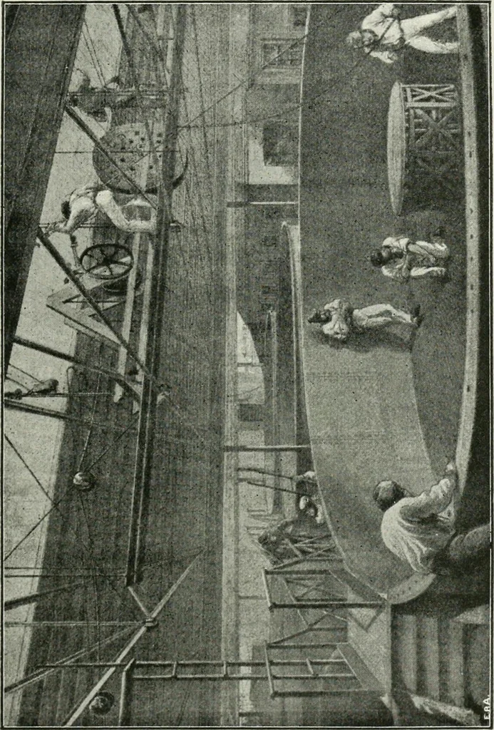 An illustration from The life story of the late Sir Charles Tilston Bright, civil engineer; with which is incorporated the story of the Atlantic cable, and the first telegraph to India and the colonies, 1899, leaf 164