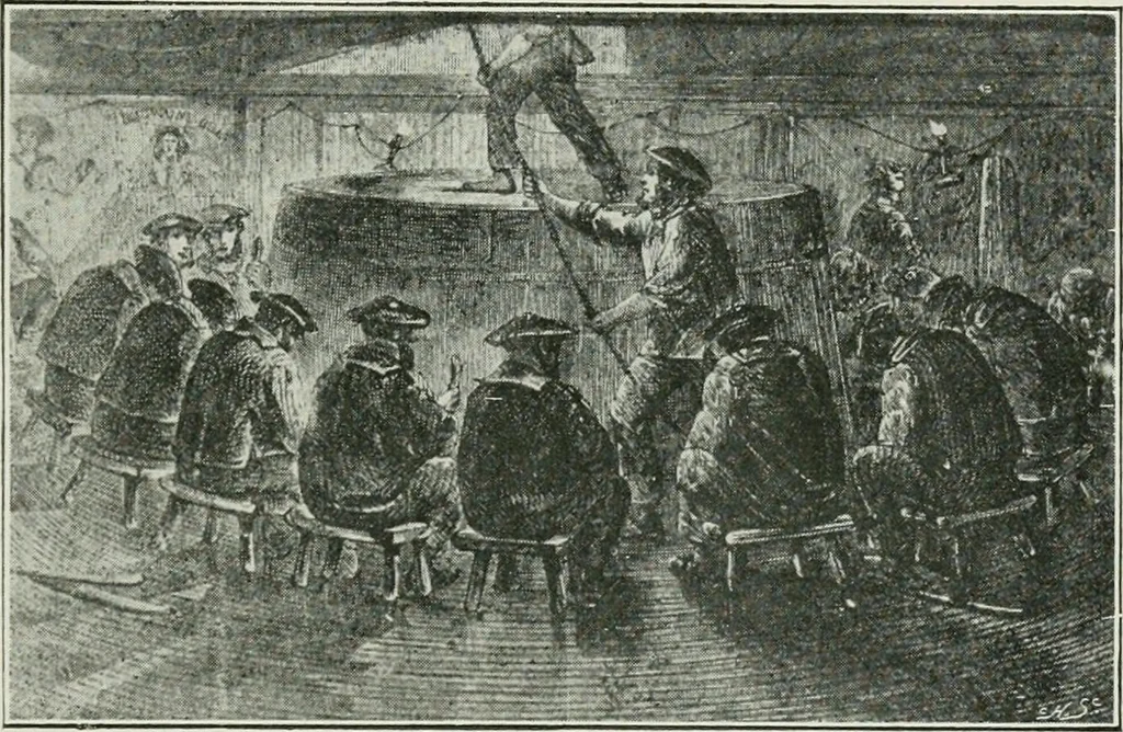 An illustration from The life story of the late Sir Charles Tilston Bright, civil engineer; with which is incorporated the story of the Atlantic cable, and the first telegraph to India and the colonies, 1899, leaf 174