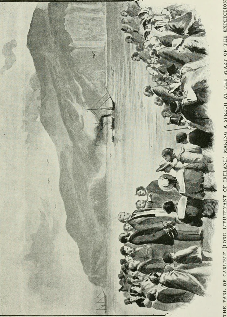 An illustration from The life story of the late Sir Charles Tilston Bright, civil engineer; with which is incorporated the story of the Atlantic cable, and the first telegraph to India and the colonies, 1899, leaf 210