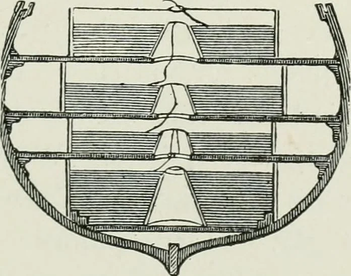 An illustration from The life story of the late Sir Charles Tilston Bright, civil engineer; with which is incorporated the story of the Atlantic cable, and the first telegraph to India and the colonies, 1899, leaf 262