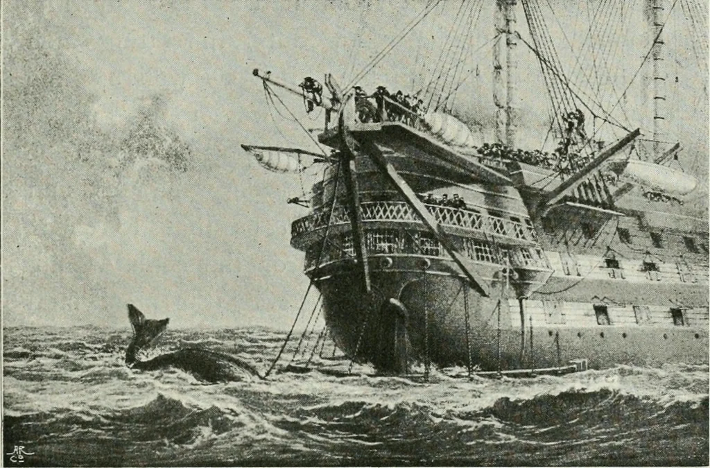 An illustration from The life story of the late Sir Charles Tilston Bright, civil engineer; with which is incorporated the story of the Atlantic cable, and the first telegraph to India and the colonies, 1899, leaf 320