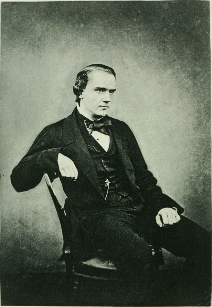 An illustration from The life story of the late Sir Charles Tilston Bright, civil engineer; with which is incorporated the story of the Atlantic cable, and the first telegraph to India and the colonies, 1899, leaf 7