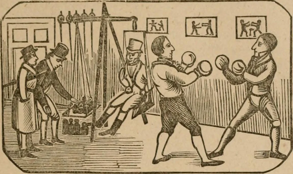 An illustration from The life and times of James Catnach : (late of Seven Dials), ballad monger, 1878, leaf 148