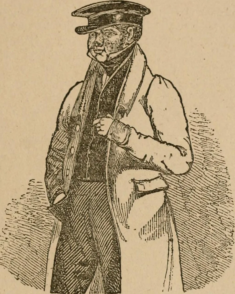 An illustration from The life and times of James Catnach : (late of Seven Dials), ballad monger, 1878, leaf 204