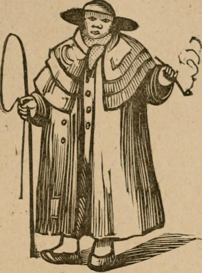 An illustration from The life and times of James Catnach : (late of Seven Dials), ballad monger, 1878, leaf 218