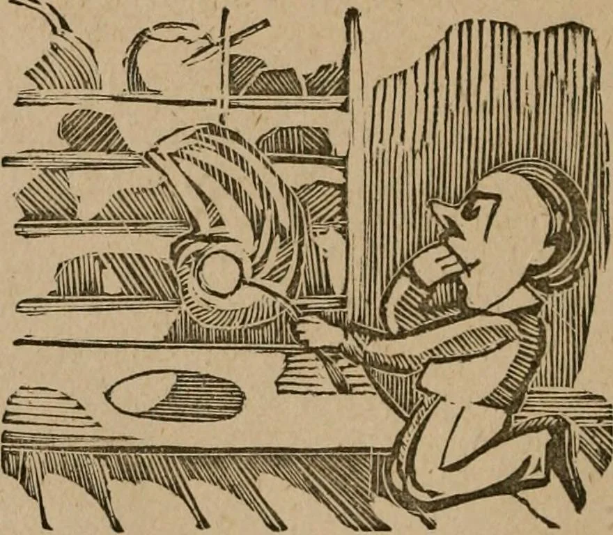 An illustration from The life and times of James Catnach : (late of Seven Dials), ballad monger, 1878, leaf 227