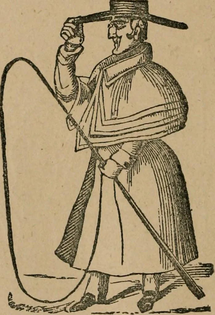 An illustration from The life and times of James Catnach : (late of Seven Dials), ballad monger, 1878, leaf 235