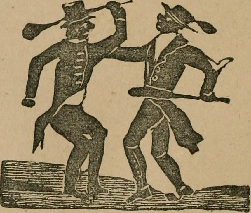 An illustration from The life and times of James Catnach : (late of Seven Dials), ballad monger, 1878, leaf 239