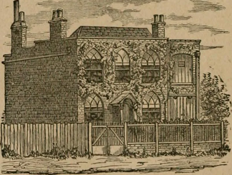 An illustration from The life and times of James Catnach : (late of Seven Dials), ballad monger, 1878, leaf 273