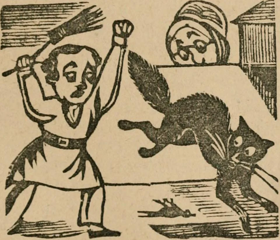 An illustration from The life and times of James Catnach : (late of Seven Dials), ballad monger, 1878, leaf 290