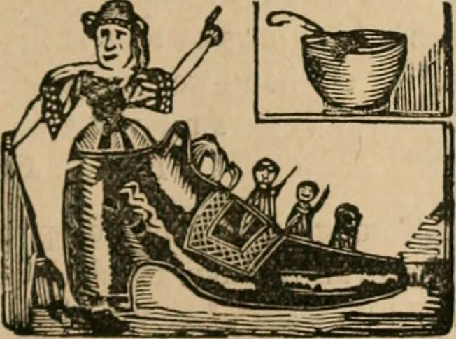 An illustration from The life and times of James Catnach : (late of Seven Dials), ballad monger, 1878, leaf 296
