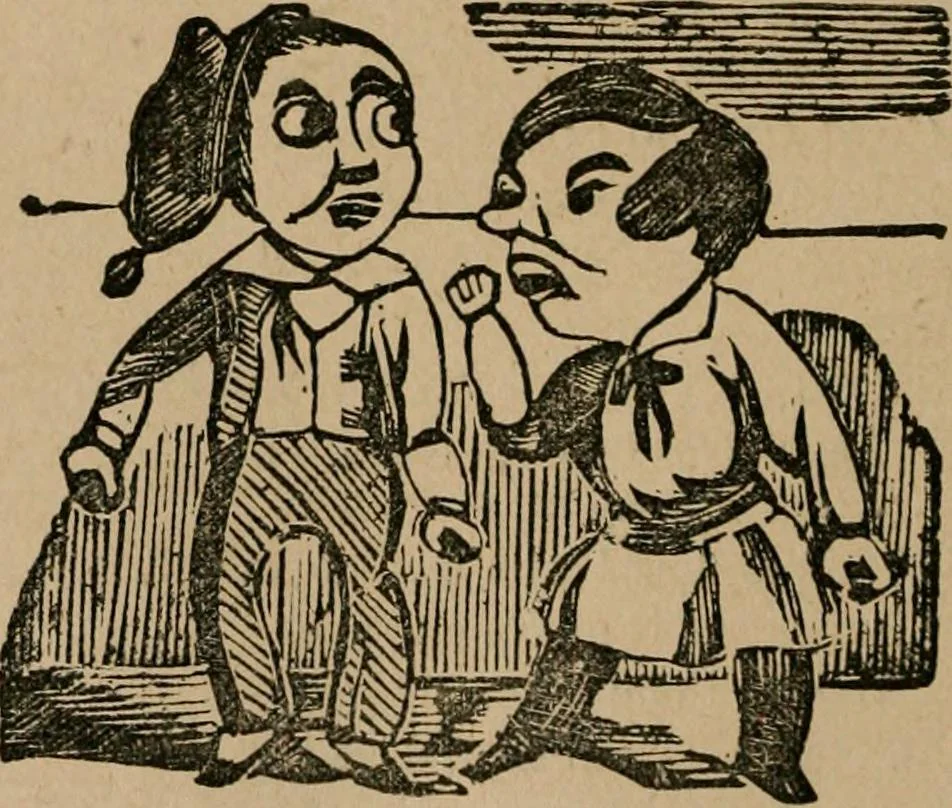 An illustration from The life and times of James Catnach : (late of Seven Dials), ballad monger, 1878, leaf 299