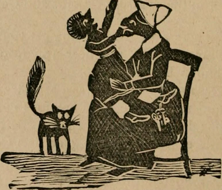 An illustration from The life and times of James Catnach : (late of Seven Dials), ballad monger, 1878, leaf 307
