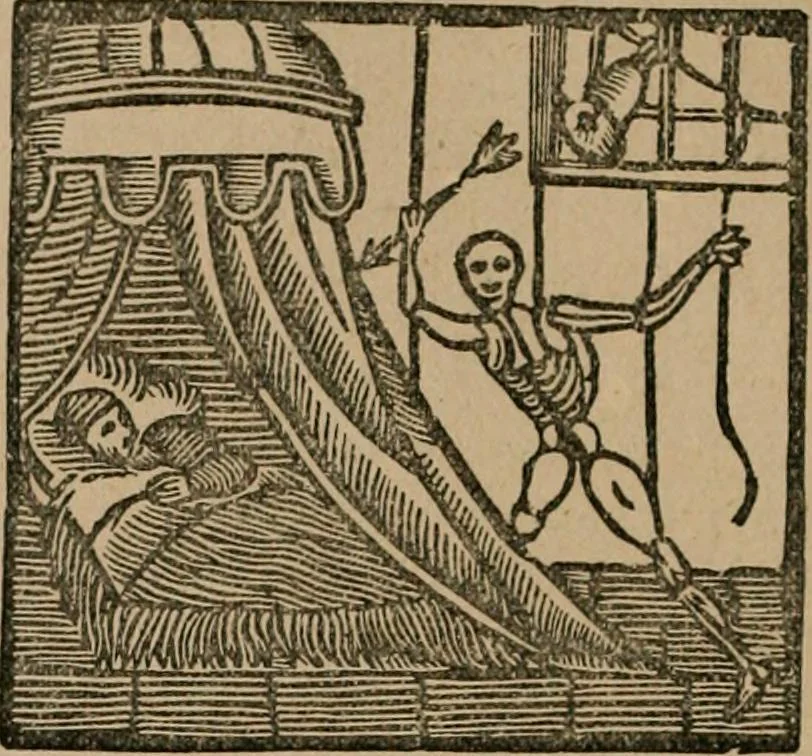 An illustration from The life and times of James Catnach : (late of Seven Dials), ballad monger, 1878, leaf 311