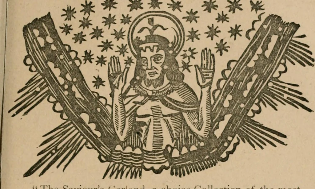 An illustration from The life and times of James Catnach : (late of Seven Dials), ballad monger, 1878, leaf 314