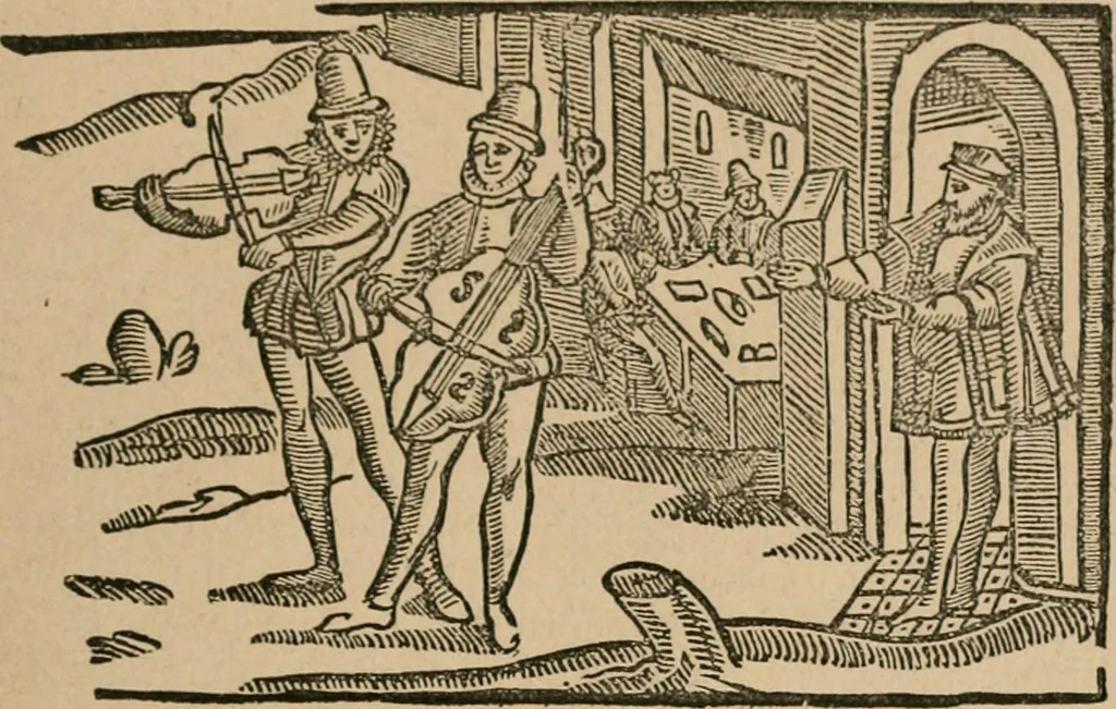 An illustration from The life and times of James Catnach : (late of Seven Dials), ballad monger, 1878, leaf 318