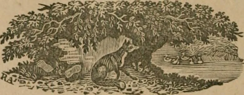 An illustration from The life and times of James Catnach : (late of Seven Dials), ballad monger, 1878, leaf 343