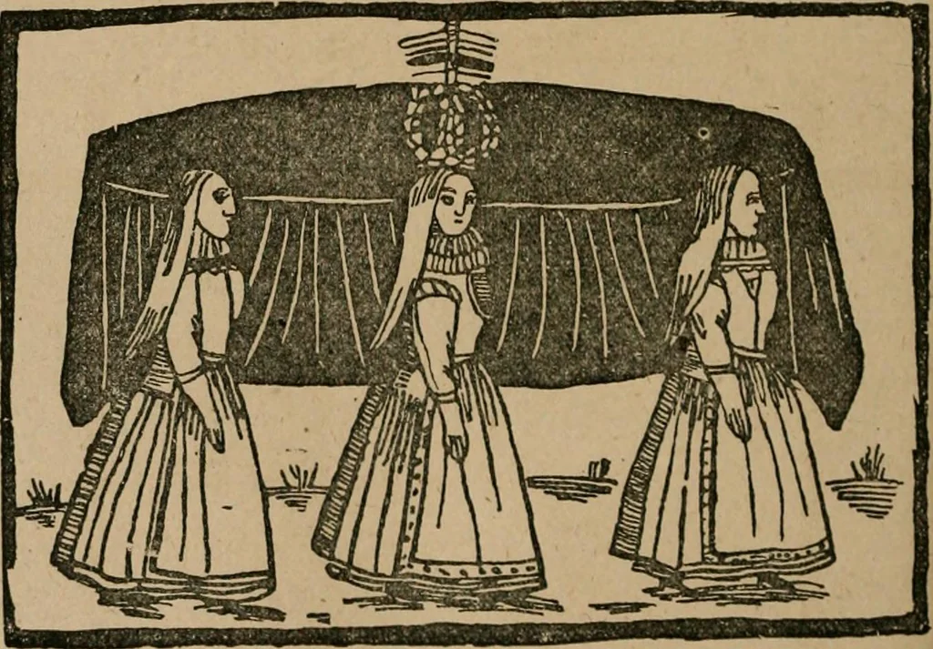 An illustration from The life and times of James Catnach : (late of Seven Dials), ballad monger, 1878, leaf 363