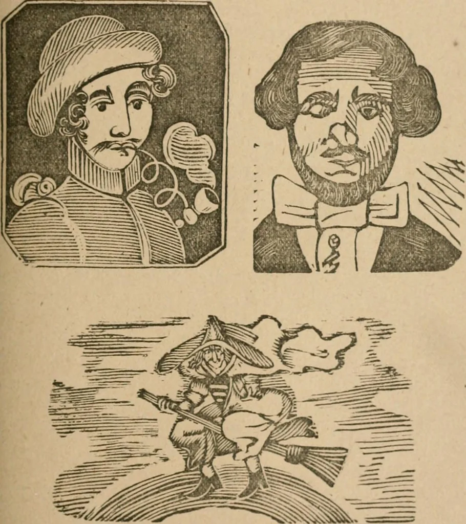 An illustration from The life and times of James Catnach : (late of Seven Dials), ballad monger, 1878, leaf 400