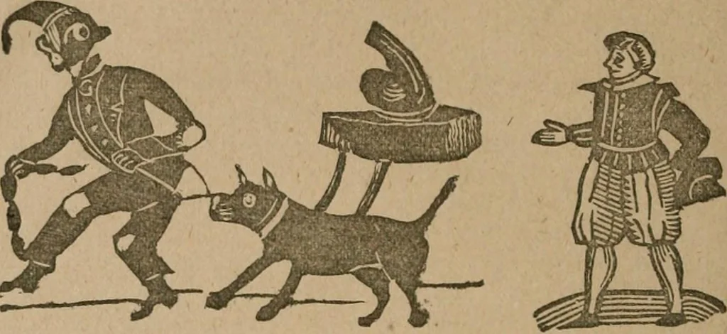 An illustration from The life and times of James Catnach : (late of Seven Dials), ballad monger, 1878, leaf 409