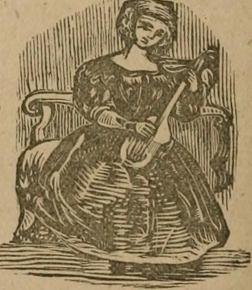 An illustration from The life and times of James Catnach : (late of Seven Dials), ballad monger, 1878, leaf 409
