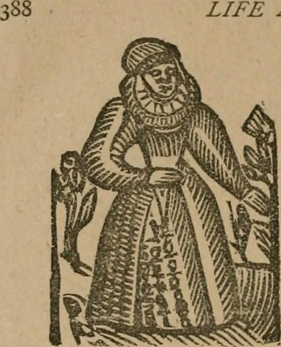 An illustration from The life and times of James Catnach : (late of Seven Dials), ballad monger, 1878, leaf 411