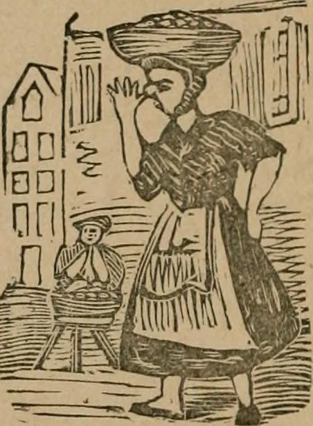 An illustration from The life and times of James Catnach : (late of Seven Dials), ballad monger, 1878, leaf 411
