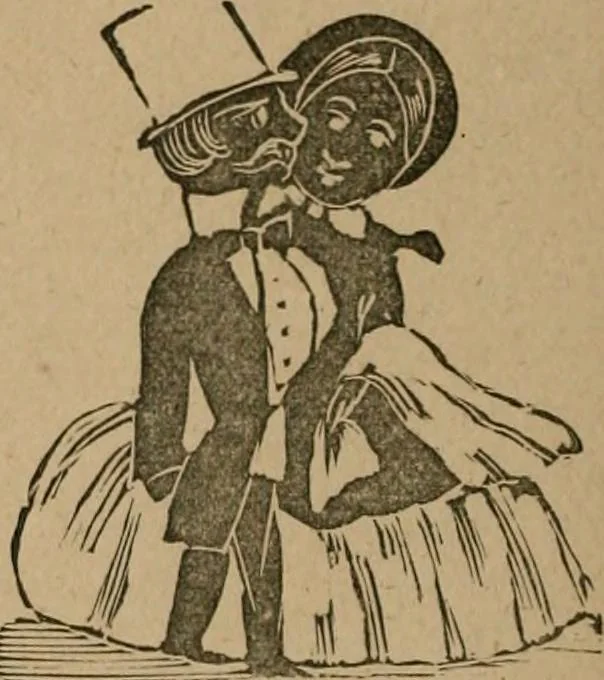 An illustration from The life and times of James Catnach : (late of Seven Dials), ballad monger, 1878, leaf 411